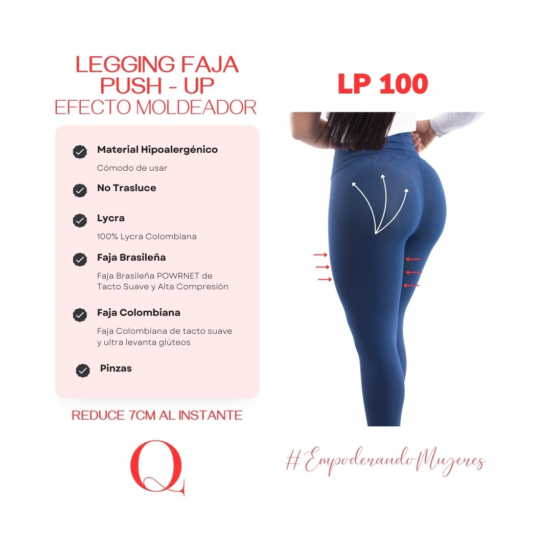 LEGGINS FAJA PUSH UP LP100