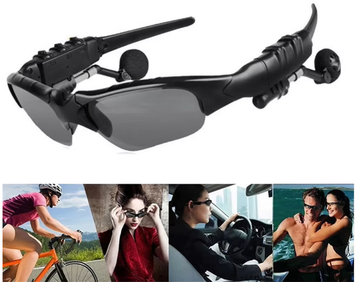Lentes con Audifonos Bluetooth