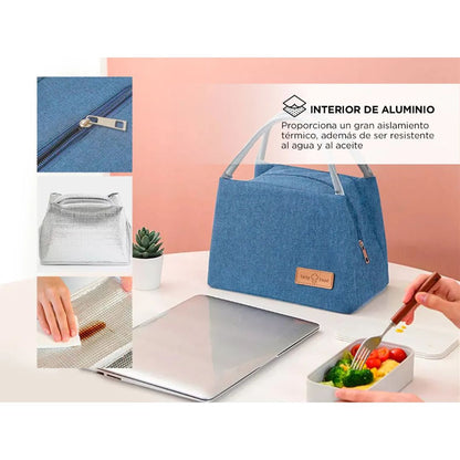 LONCHERA TERMICA CON ASAS DE MANO - OP