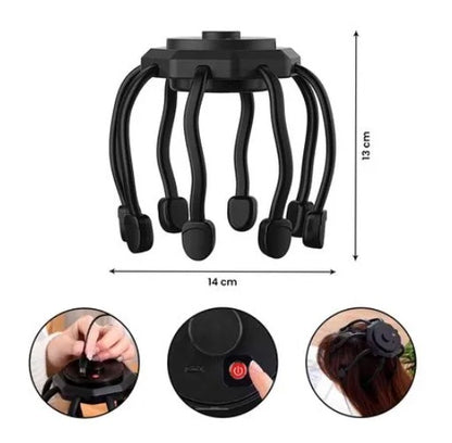 MASAJEADOR ELÉCTRICO DE CUERO CABELLUDO