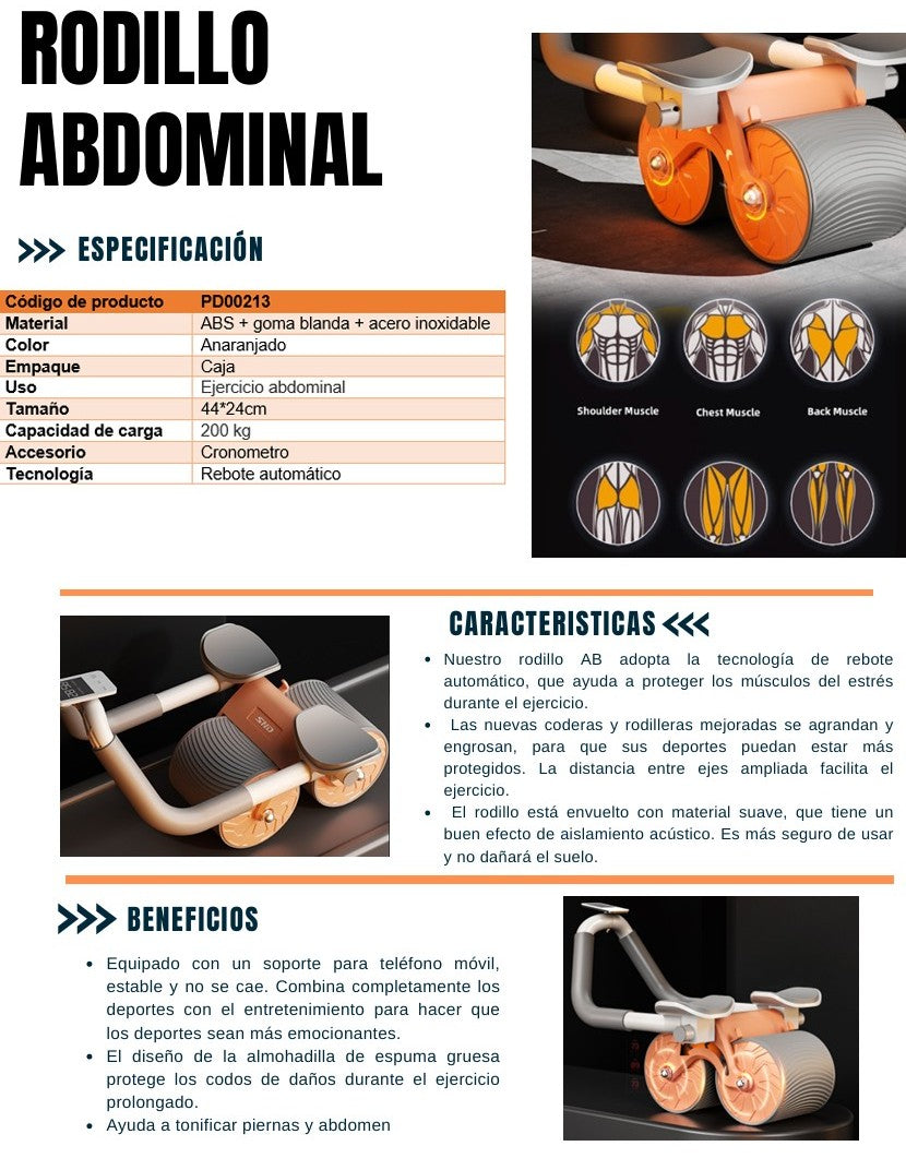 RODILLO ABDOMINAL PREMIUM