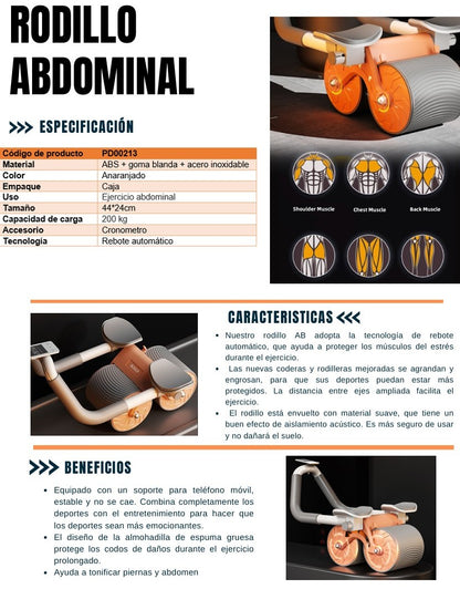 RODILLO ABDOMINAL PREMIUM