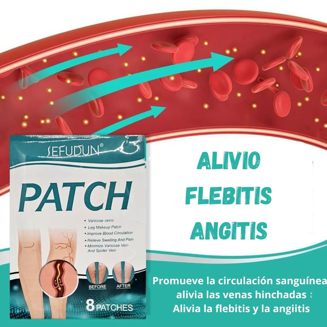 PARCHES PARA VARICES CAJA X 8 PZAS SHOPP