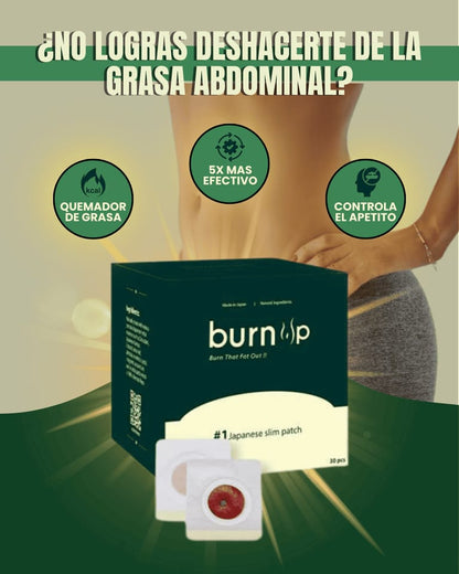 JAPONES BURN UP X 30 PARCHES DE ADELGAZA